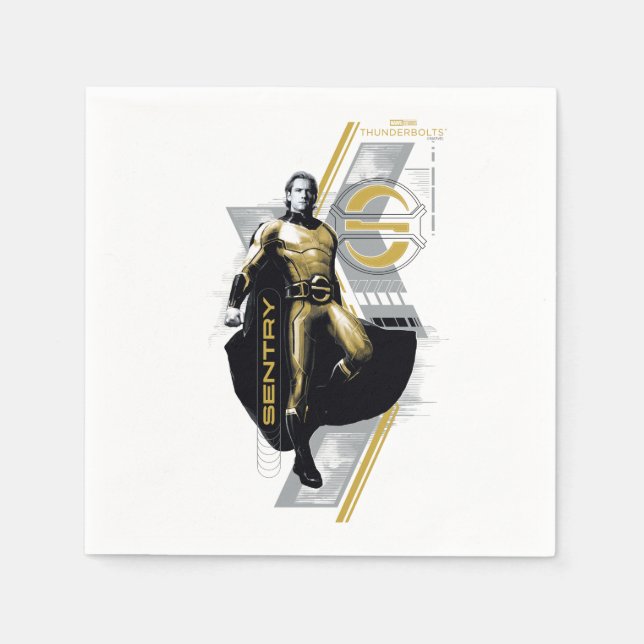 Serviette En Papier Thunderbolts* | Sentry Character Graphic (Devant)
