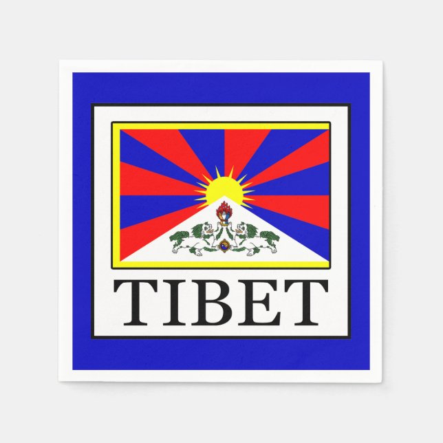 Serviette En Papier Tibet (Devant)
