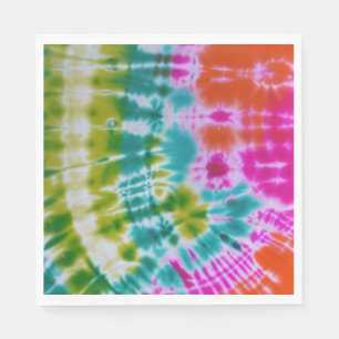 Serviette En Papier Tie Dye