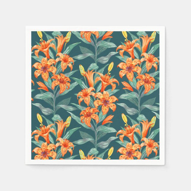 Serviette En Papier Tiger Lily (Devant)