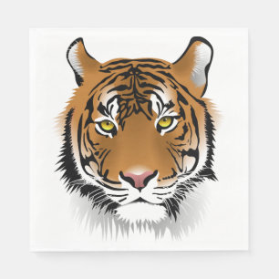 Serviette En Papier Tigre