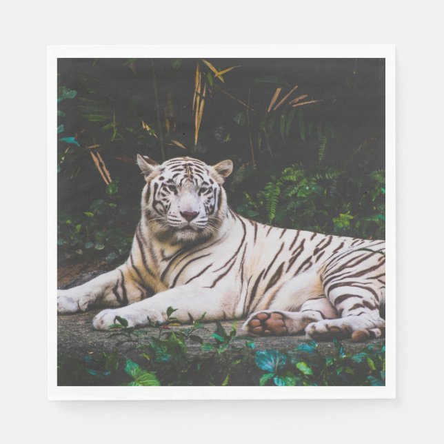 Serviette En Papier Tigre (Devant)