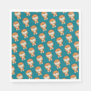 Serviette En Papier Tigre adorable