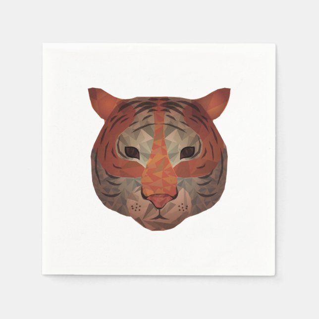 Serviette En Papier Tigre automatique (Devant)