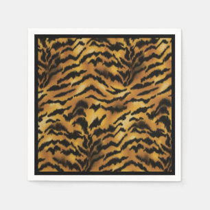 Serviette En Papier Tigre côté sauvage Imprimer