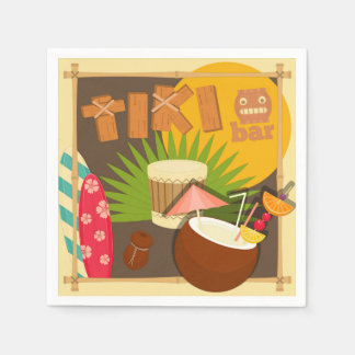 Serviette En Papier Tiki