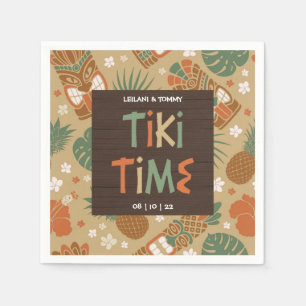 Serviette En Papier Tiki Party Tropical Luau