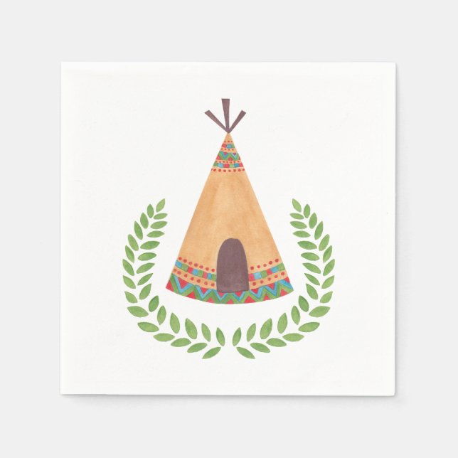Serviette En Papier Tipi (Devant)