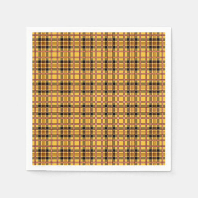 Serviette En Papier Tissu plaqué Grilles Brown de texture-52628 (Devant)