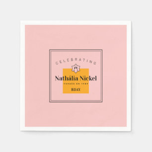 Serviette En Papier Toasts au Champagne