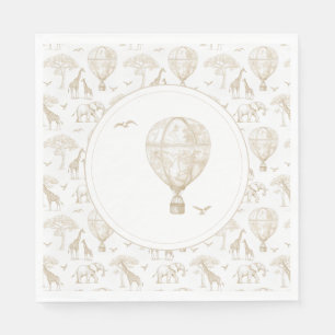 Serviette En Papier Toile de Baby shower classique Little Wild