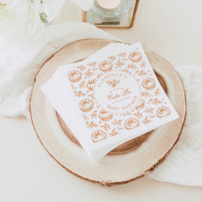 Serviette En Papier Toile de Jouy Cutie Pie sans sexe merci (Créateur téléchargé)
