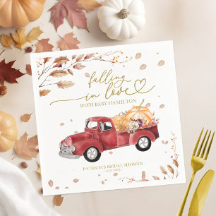 Serviette En Papier Tomber amoureux Baby Shower de bébé