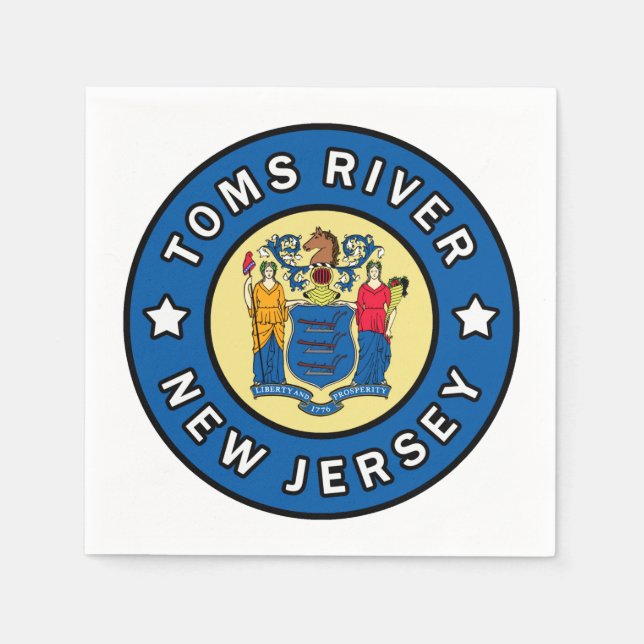 Serviette En Papier Toms River New Jersey (Devant)