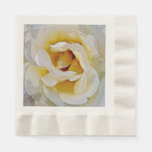 Serviette En Papier tons blanc à jaune