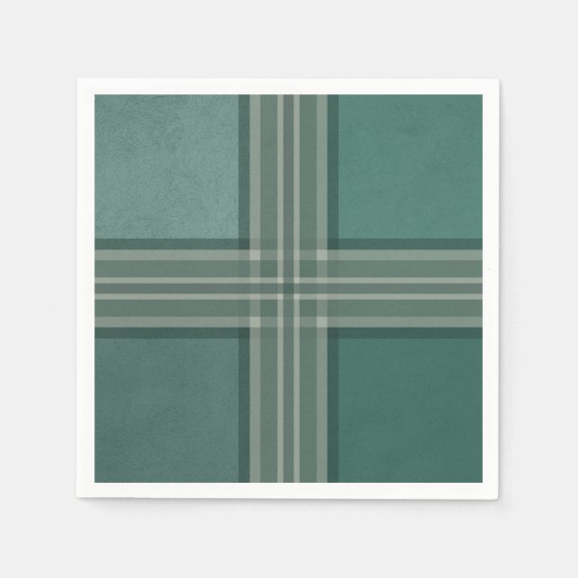 Serviette En Papier Tons verts (Devant)