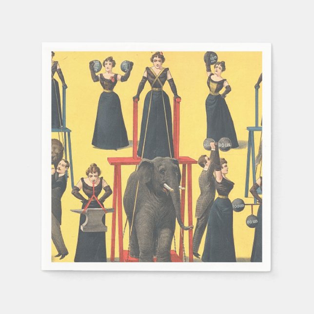 Serviette En Papier TOP Bodybuilding Girl (Devant)