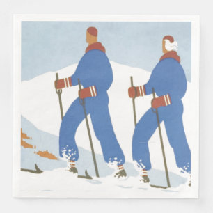 Serviette En Papier TOP Ski