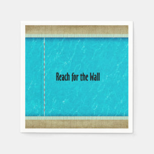 Serviette En Papier TOP Swim Team Slogan