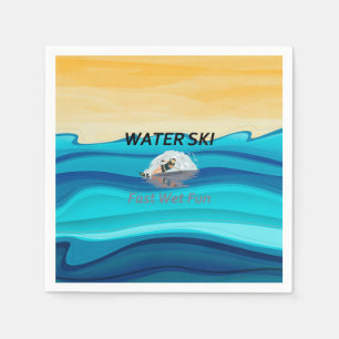 Serviette En Papier TOP Water Ski