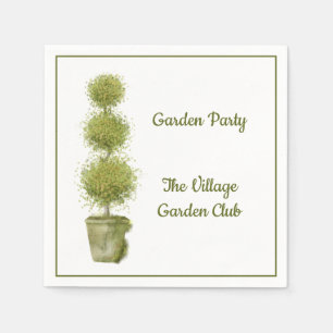 Serviette En Papier Topiary Garden Party Papier Napkin