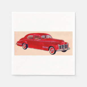 Serviette En Papier Torpille rouge Pontiac