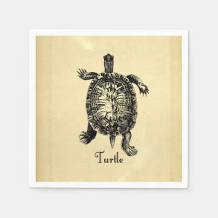 Serviette En Papier TORTUE vintage