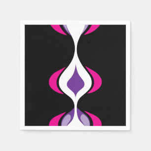 Serviette En Papier totem Inspiré du milieu du siècle