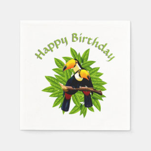 Serviette En Papier Toucan Duo