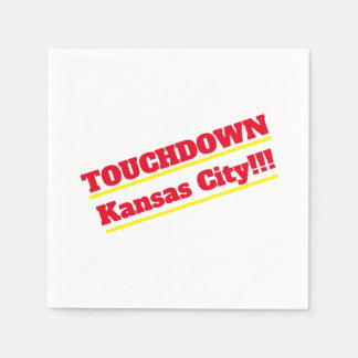 Serviette En Papier Touchdown Kansas City Cocktail Napkins