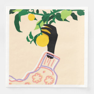 Serviette En Papier Touche Citrus