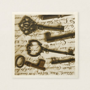 Serviette En Papier Touches antiques