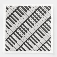 Touches de piano noir et blanc