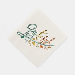 Serviette En Papier Toujours reconnaissant