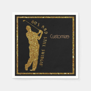 Serviette En Papier Toujours Swingin' Golfers 80 À 89