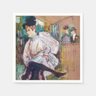 Serviette En Papier Toulouse-Lautrec - Jane Avril dansant