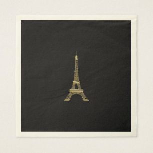 Serviette En Papier Tour Eiffel Paris Papier à thème