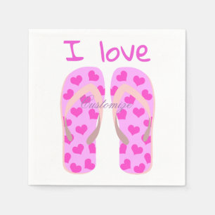 Serviette En Papier Tourner-Tourner Rose