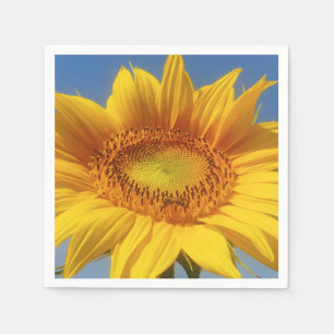 Serviette En Papier Tournesol jaune