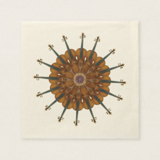 Serviette En Papier Tournesol violon