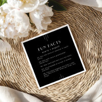 TOUS les modernes Art Déco Black Fun Facts Mariage