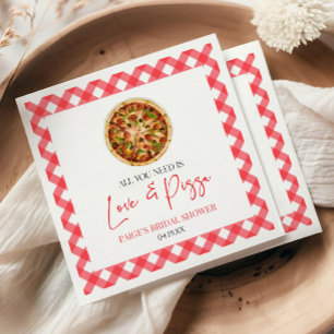 Serviette En Papier Tout ce dont vous avez besoin est l'amour et la pi