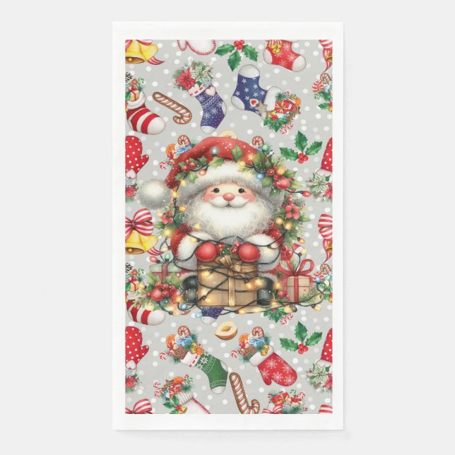 Serviette En Papier Tout ce qui est Noël (Devant)