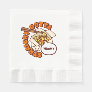 Serviette En Papier Tout droit sorti de nouilles Yummy Ramen