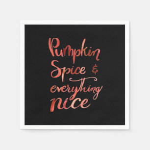 Serviette En Papier Tout Nice Citrouille Funky Automne automne