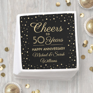 Serviette En Papier Toute célébration d'anniversaire de mariage avec c