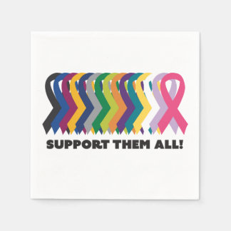 Serviette En Papier Toute la sensibilisation au cancer