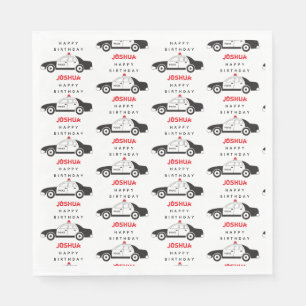 Serviette En Papier Toy Police Car Custom