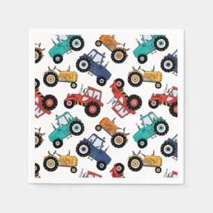 Serviette en papier tracteur, Fournitures pour fêt