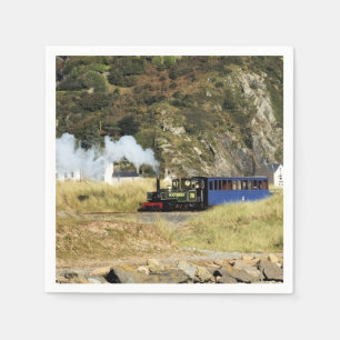 SERVIETTE EN PAPIER TRAINS À VAPEUR